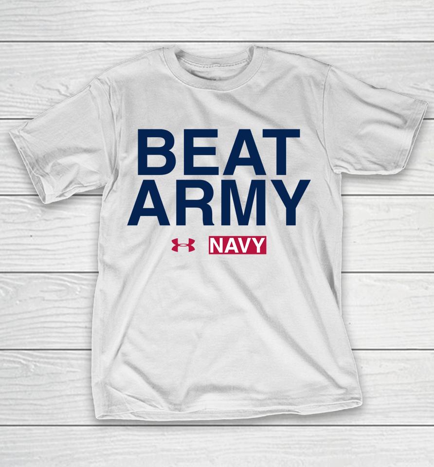 Midshipmen 2022 Special Games Beat Army Under Armour T-Shirt