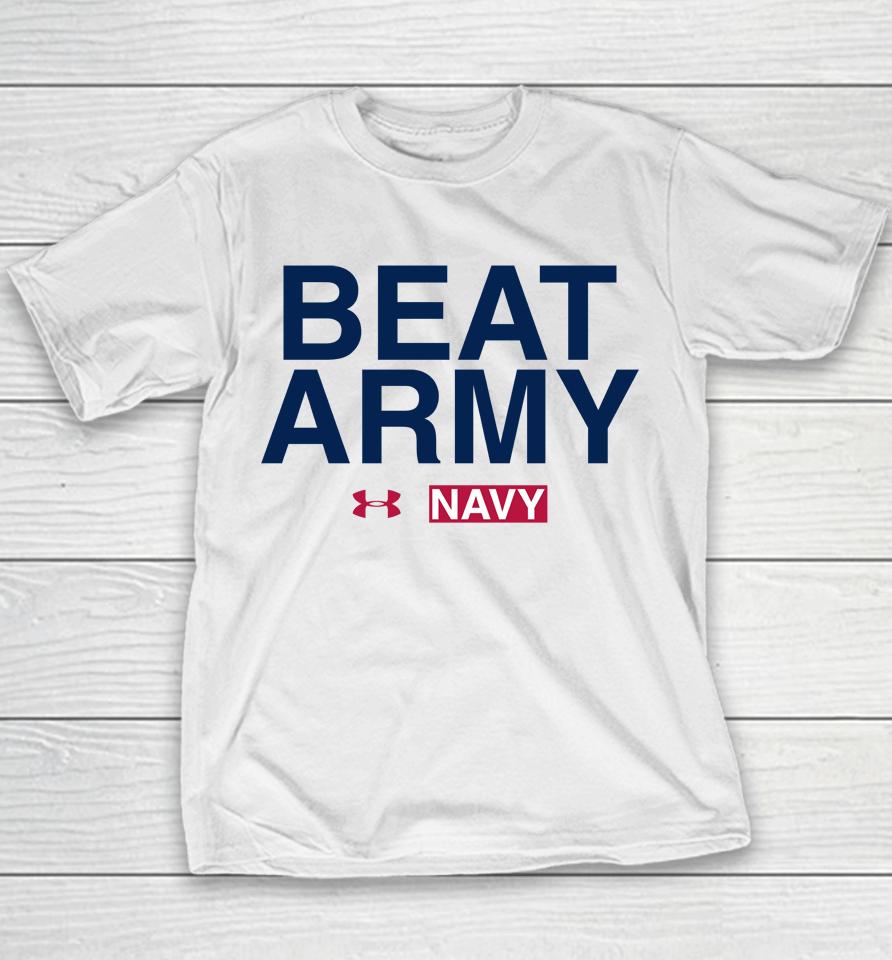 Midshipmen 2022 Special Games Beat Army Under Armour Youth T-Shirt