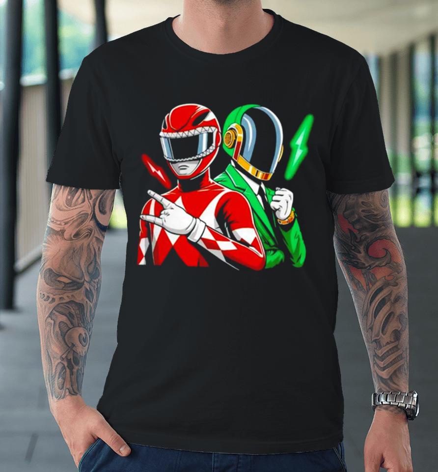 Mighty Daft Power Rangers Power Punk Premium T-Shirt