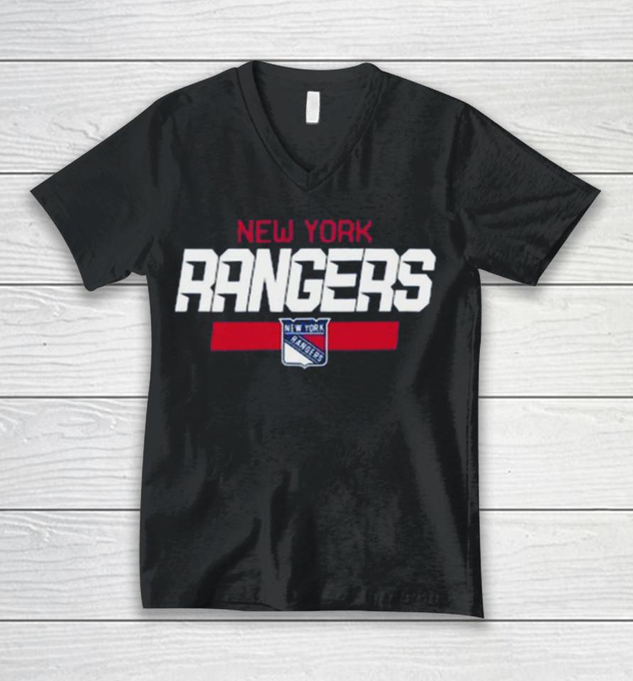 Mika Zibanejad New York Rangers Levelwear Unisex V-Neck T-Shirt