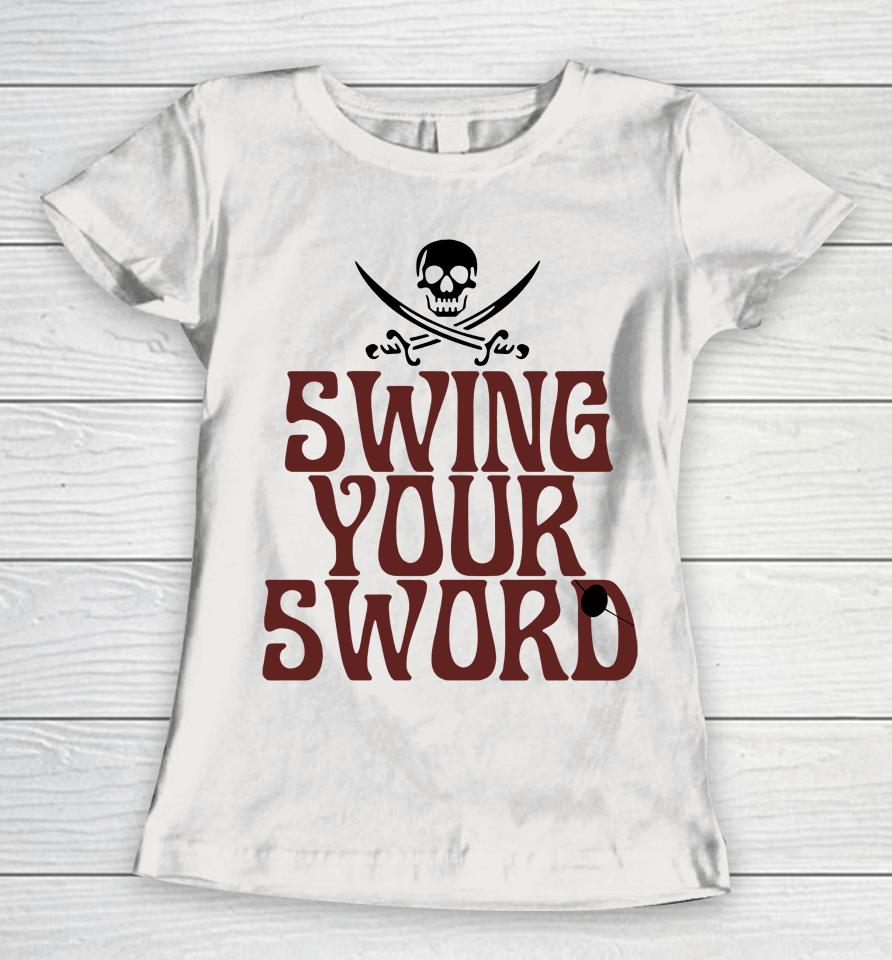 Mike Leach Merch Swing Your Sword Women T-Shirt