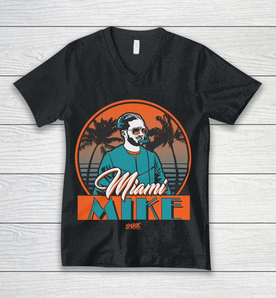 Mike Mcdaniel Miami Mike Unisex V-Neck T-Shirt