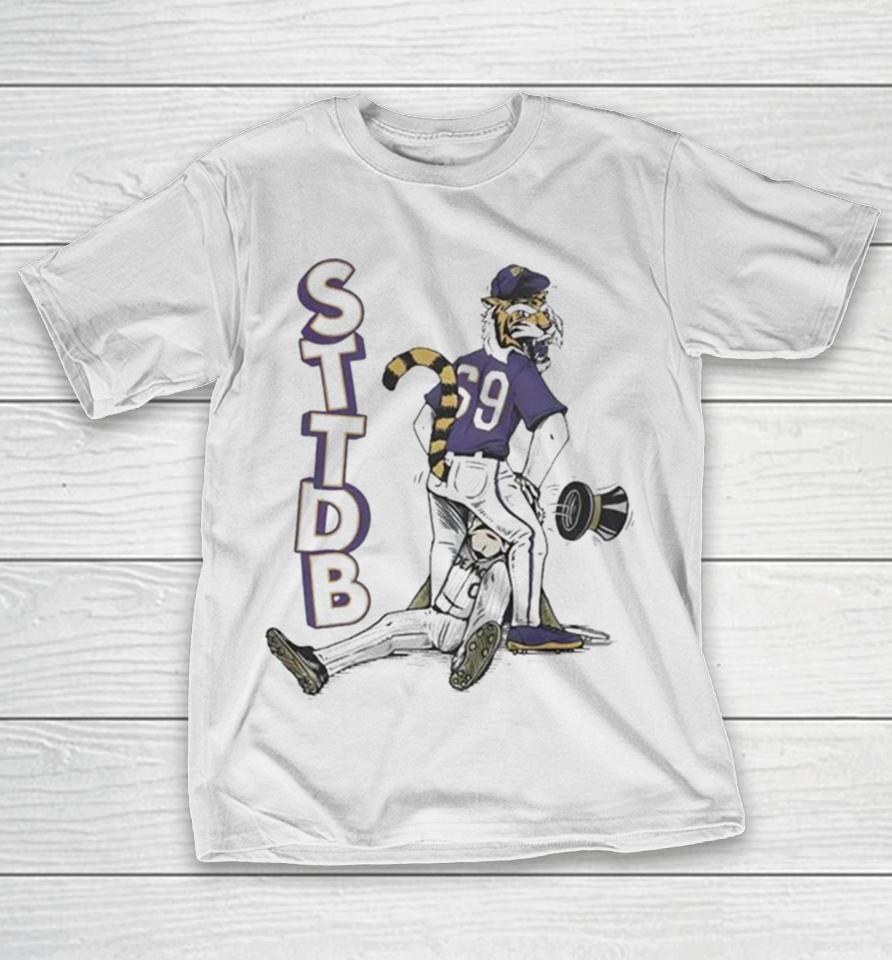 Mike The Tiger Lsu Tigers And Demon Deacon Wake Forest Sttdb Baseball Mascot 2023 T-Shirt