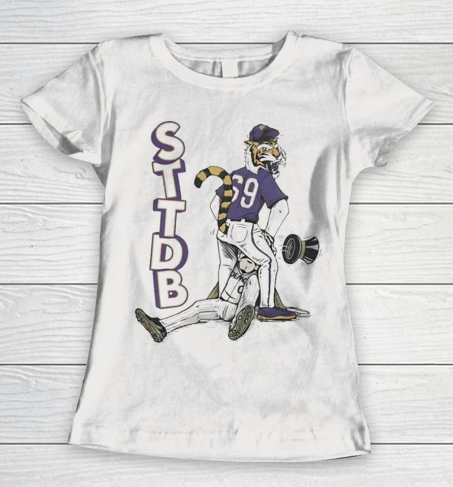 Mike The Tiger Lsu Tigers And Demon Deacon Wake Forest Sttdb Baseball Mascot 2023 Women T-Shirt