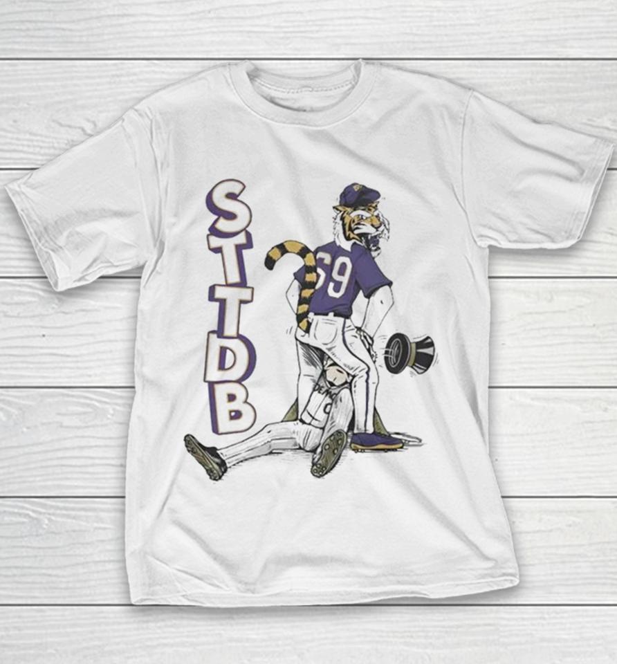 Mike The Tiger Lsu Tigers And Demon Deacon Wake Forest Sttdb Baseball Mascot 2023 Youth T-Shirt
