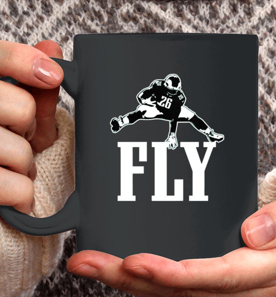 Miles Sanders Philadelphia Eagles Flyquon Coffee Mug