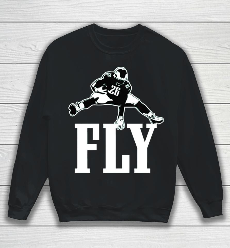 Miles Sanders Philadelphia Eagles Flyquon Sweatshirt
