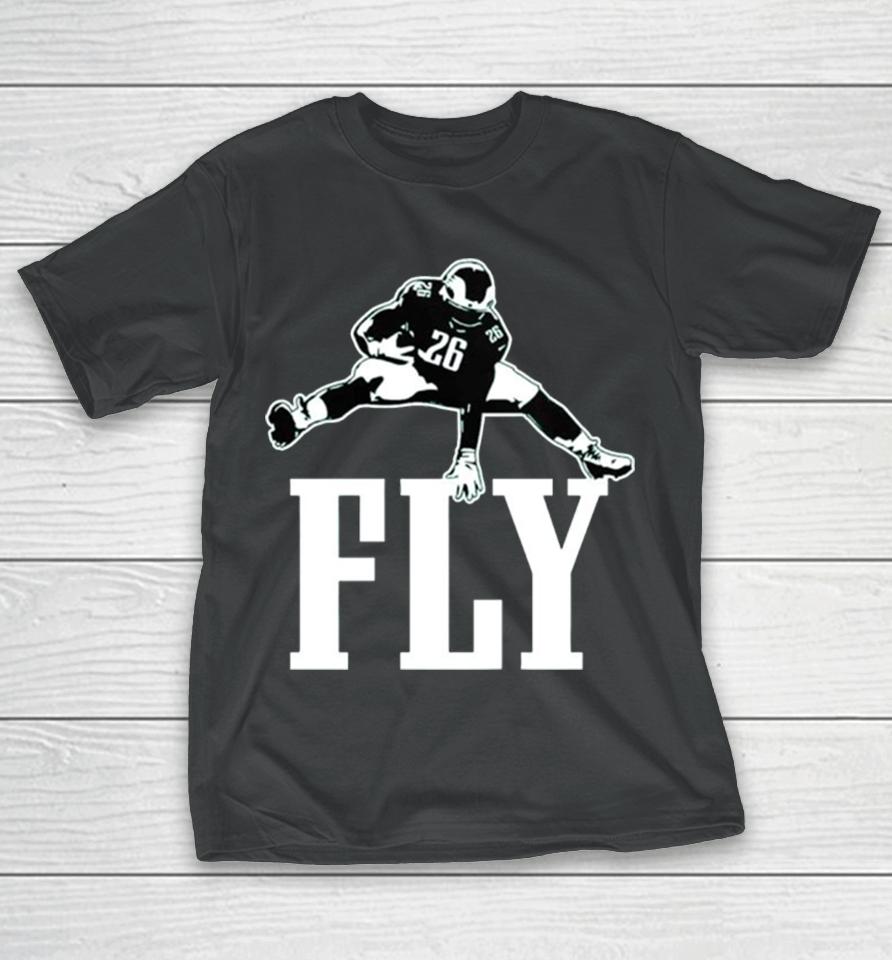 Miles Sanders Philadelphia Eagles Flyquon T-Shirt