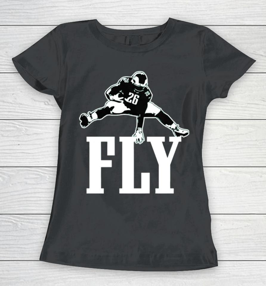 Miles Sanders Philadelphia Eagles Flyquon Women T-Shirt
