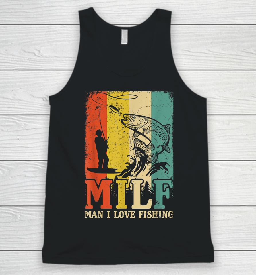 Milf - Man I Love Fishing Vintage Unisex Tank Top