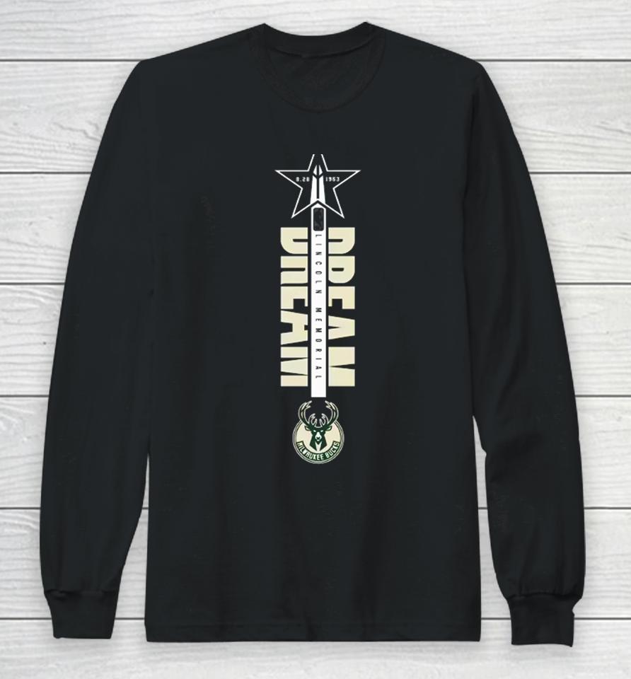 Milwaukee Bucks Fisll X Black History Collection 2024 Long Sleeve T-Shirt