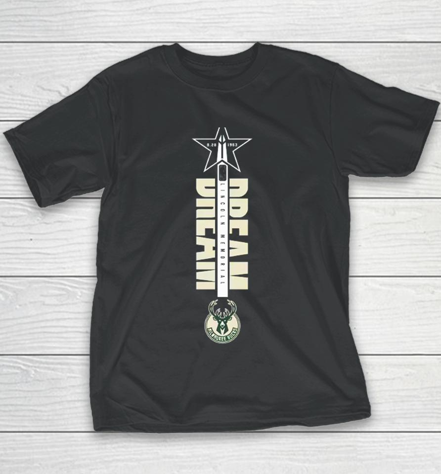 Milwaukee Bucks Fisll X Black History Collection 2024 Youth T-Shirt