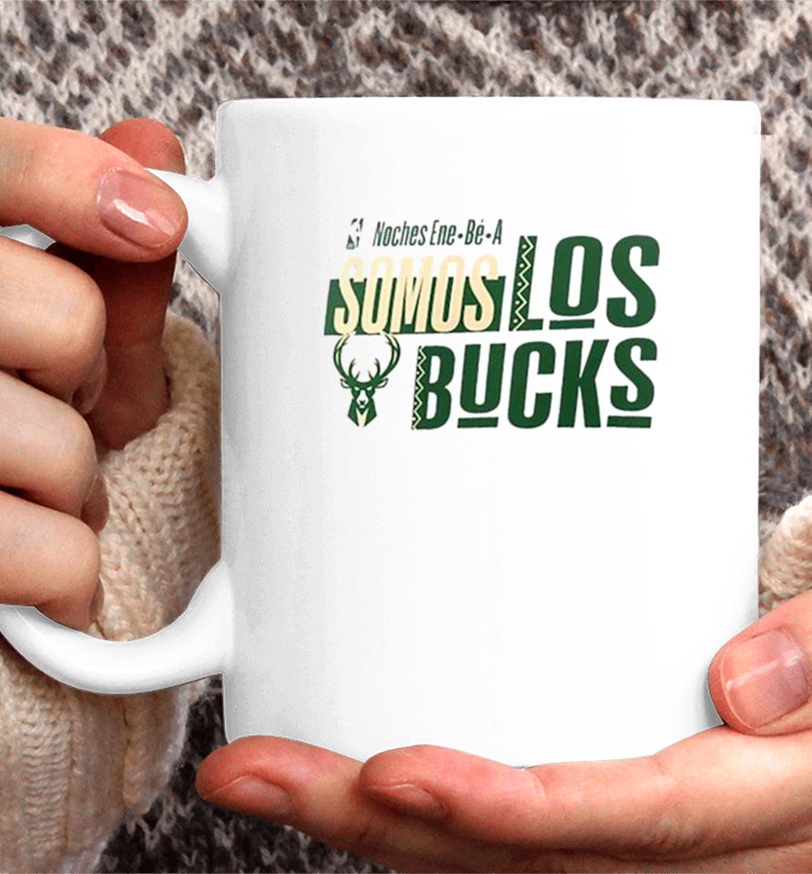Milwaukee Bucks Nba Noches Ene Be A Somos Los Bucks 2024 Coffee Mug