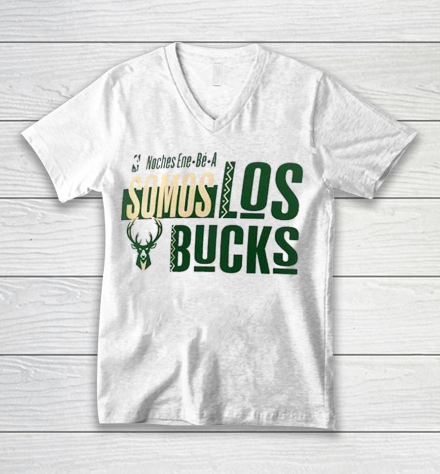 Milwaukee Bucks Noches Ene Be A Training Somos Unisex V-Neck T-Shirt