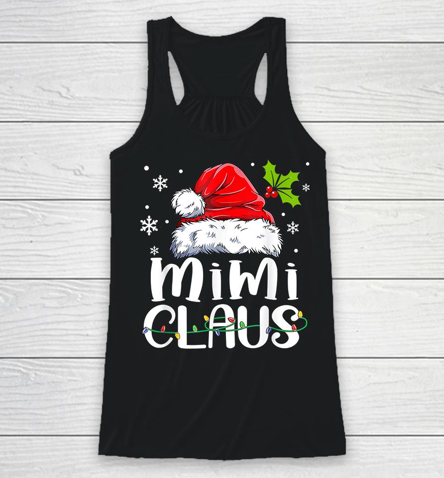 Mimi Claus Christmas Racerback Tank