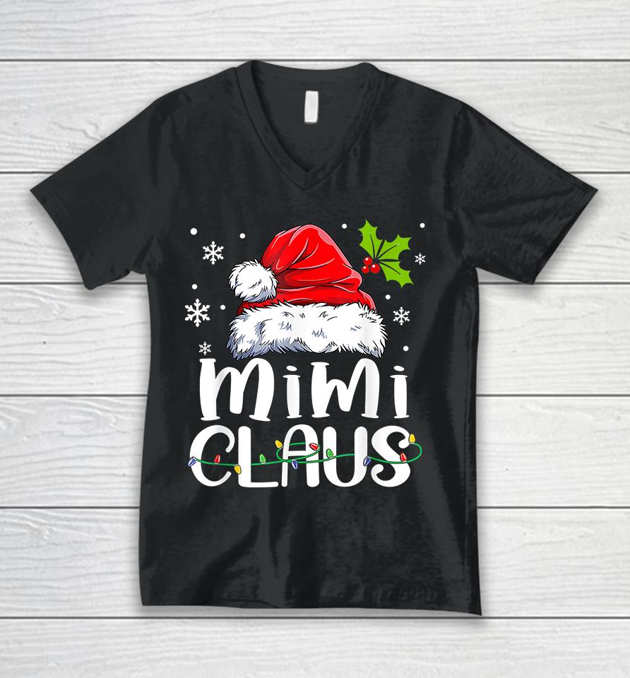 Mimi Claus Christmas Unisex V-Neck T-Shirt
