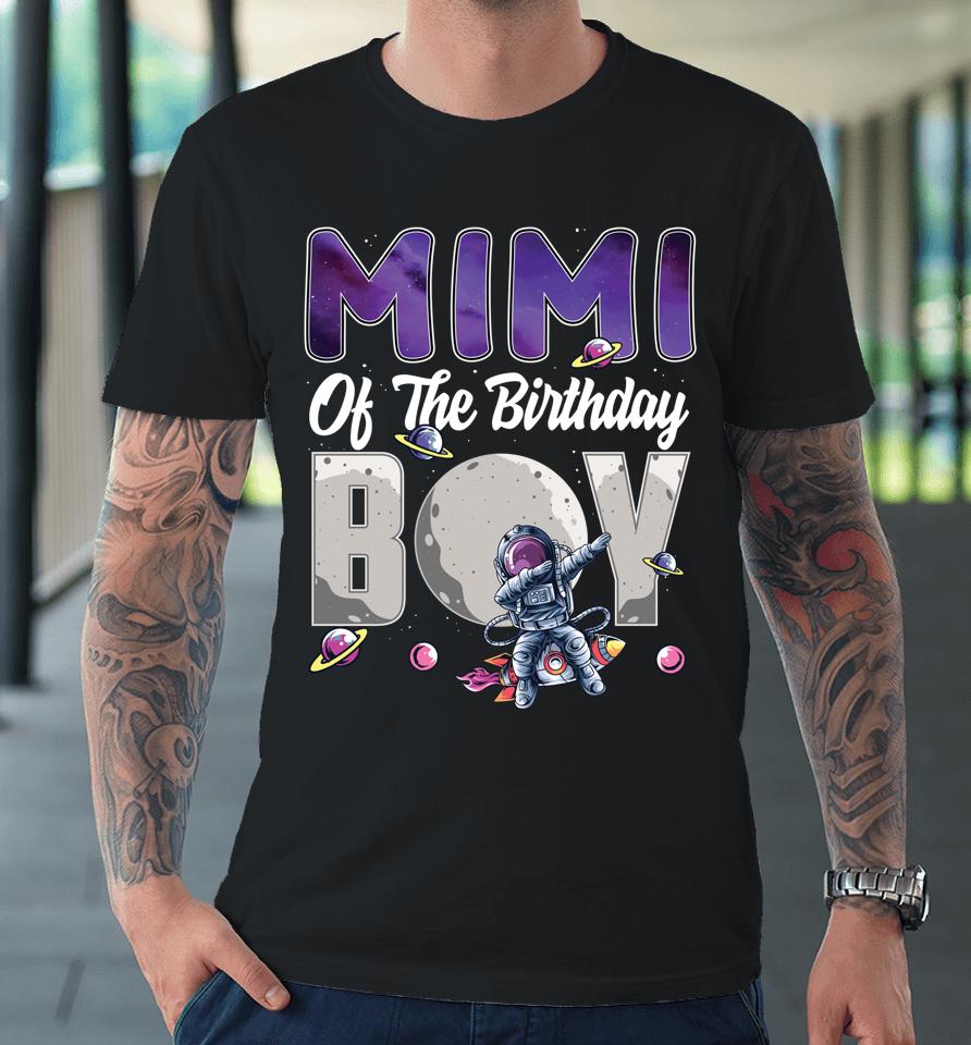 Mimi Of The Birthday Astronaut Boy Space Theme Premium T-Shirt
