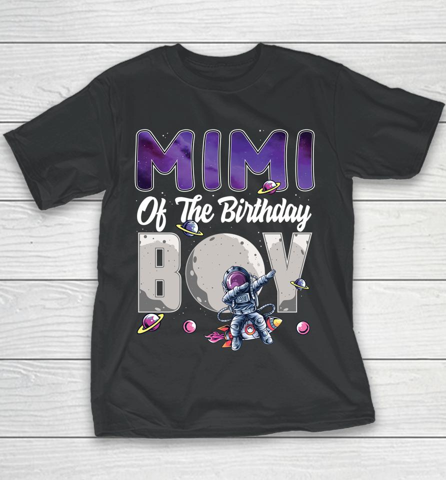 Mimi Of The Birthday Astronaut Boy Space Theme Youth T-Shirt