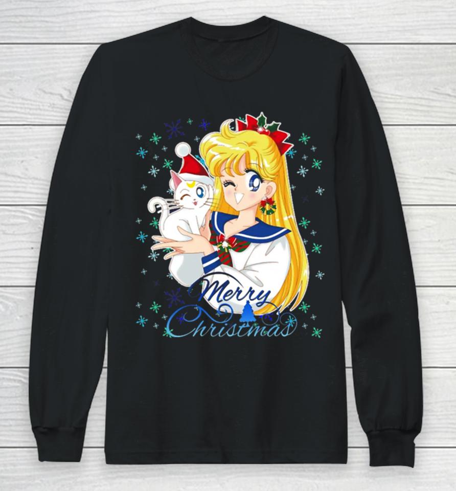 Minako Sailor Moon Xmas Long Sleeve T-Shirt