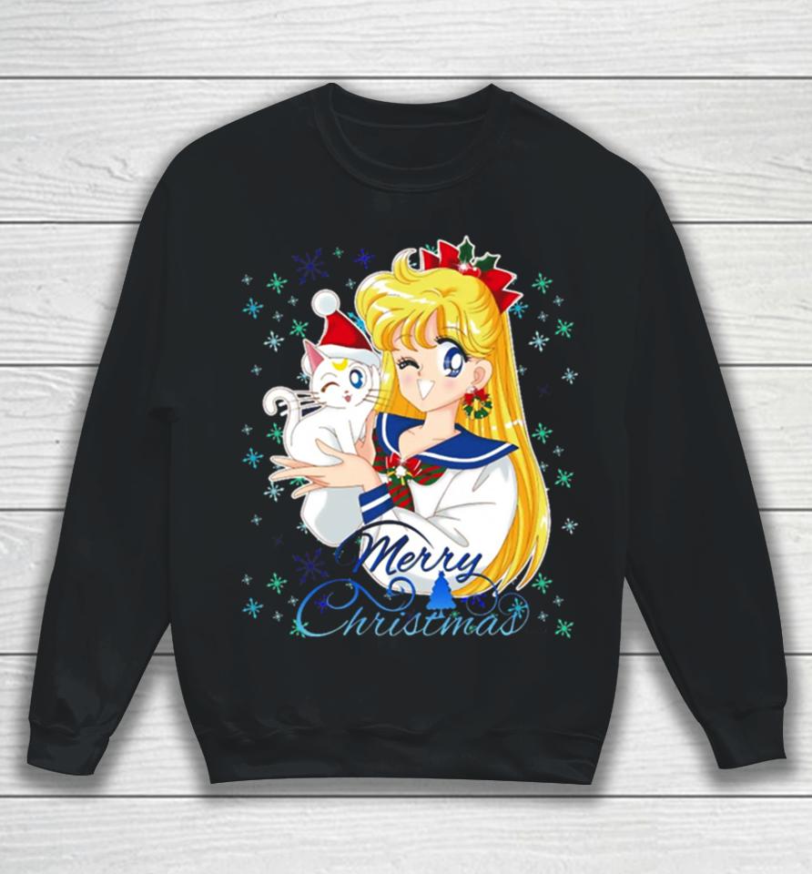 Minako Sailor Moon Xmas Sweatshirt