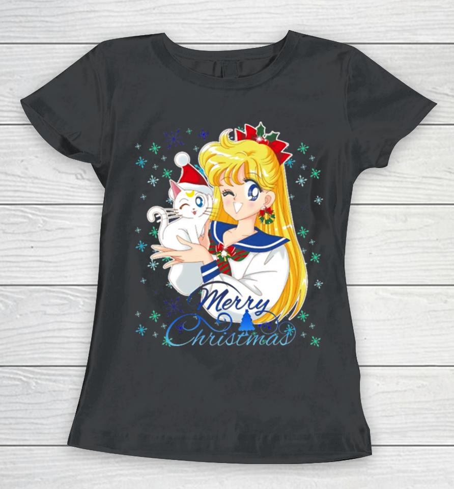 Minako Sailor Moon Xmas Women T-Shirt