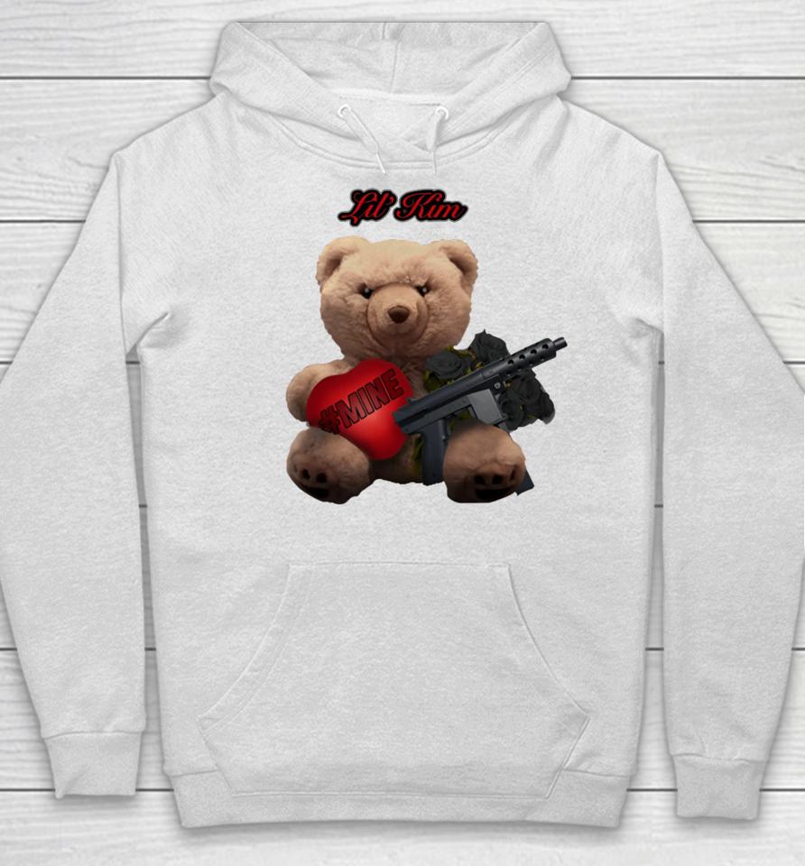 #Mine Teddy With Gun Hoodie