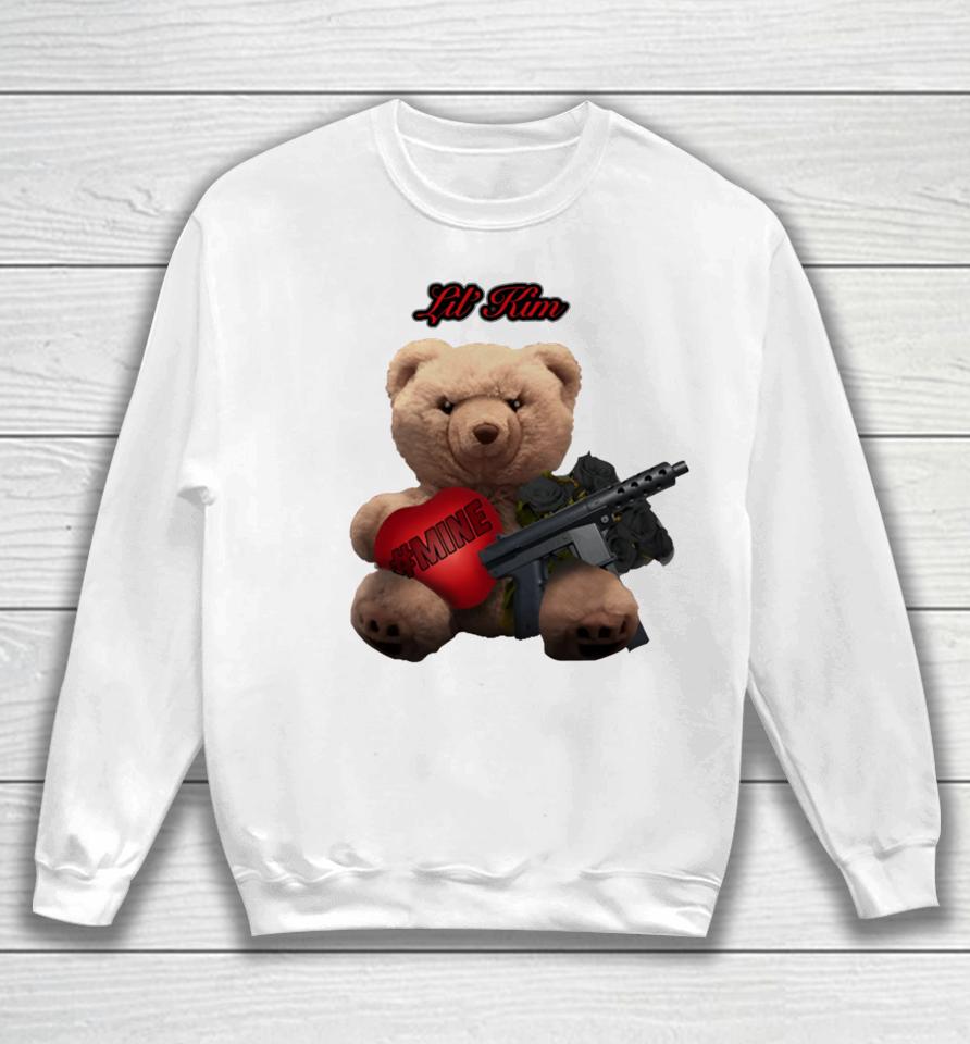 #Mine Teddy With Gun Sweatshirt