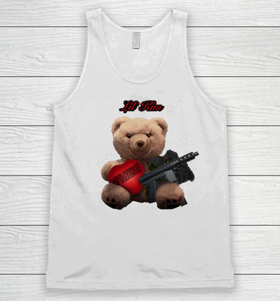 #Mine Teddy With Gun Unisex Tank Top