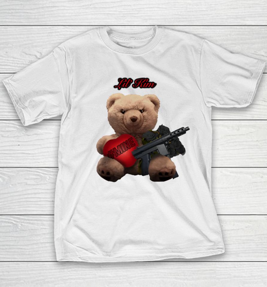 #Mine Teddy With Gun Youth T-Shirt