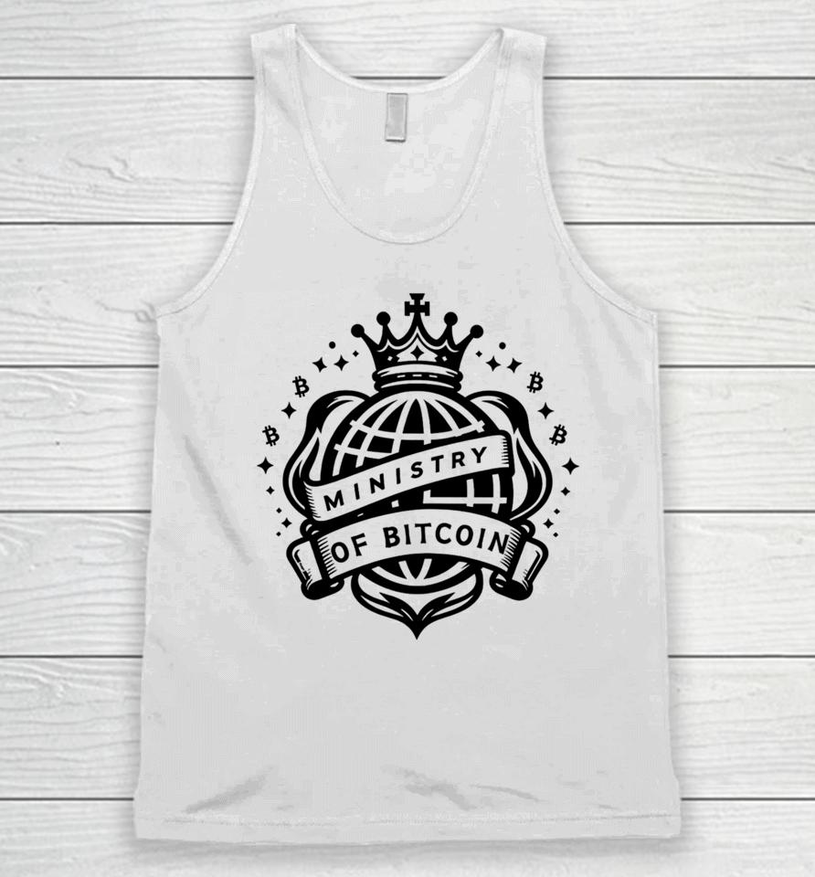 Ministry Of Bitcoin Unisex Tank Top