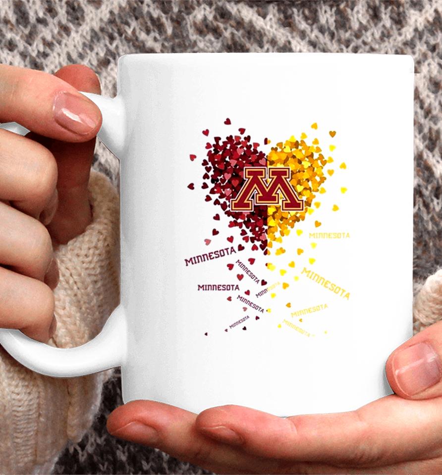 Minnesota Golden Gophers Tiny Heart Shape 2023 Coffee Mug