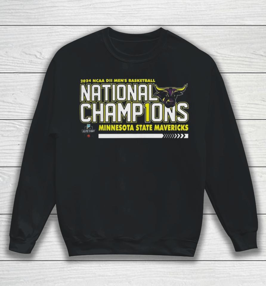 Minnesota State Mavericks 2024 Ncaa Division Ii Men’s Basketball National Champions Sweatshirt