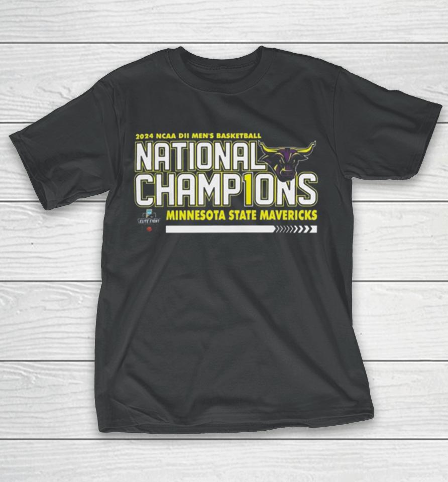 Minnesota State Mavericks 2024 Ncaa Division Ii Men’s Basketball National Champions T-Shirt