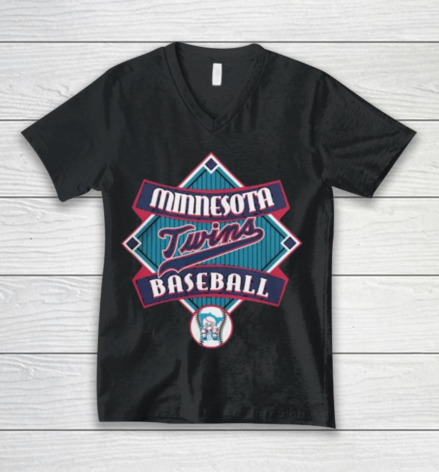 Minnesota Twins Fanatics Branded Navy Cooperstown Collection Field Play Unisex V-Neck T-Shirt