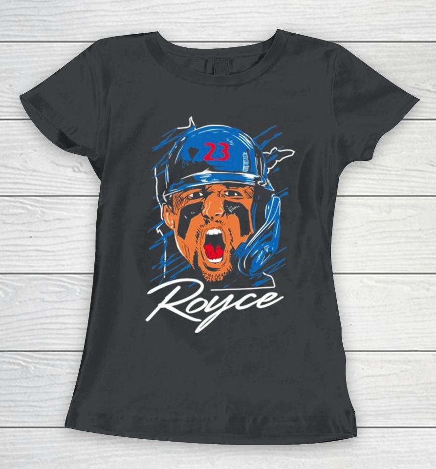 Minnesota Twins Royce Lewis 23 Head Major League Baseball Vector Women T-Shirt