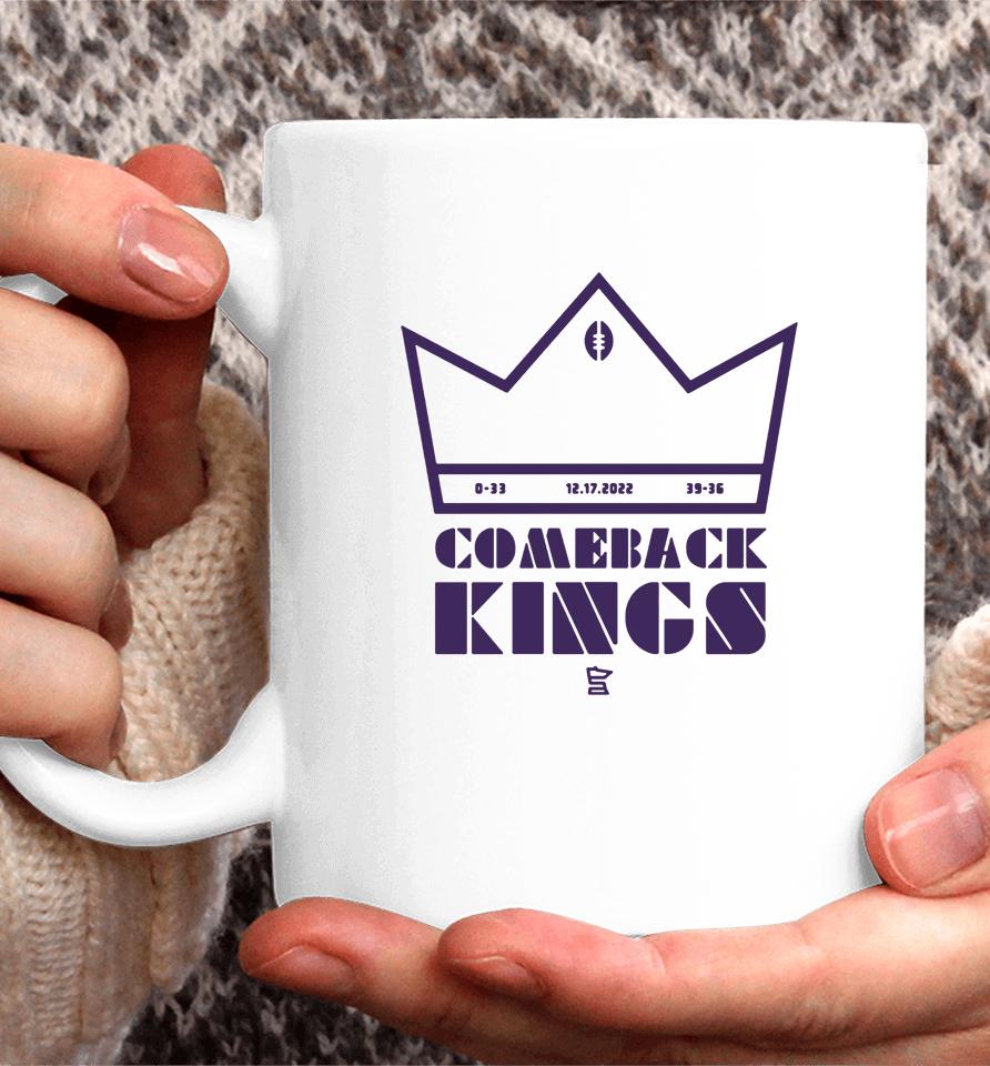 Minnesota Vikings Comeback Kings White Coffee Mug