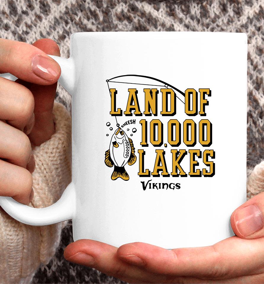 Minnesota Vikings Homage Hyper Local Land Of 10000 Lakes Coffee Mug