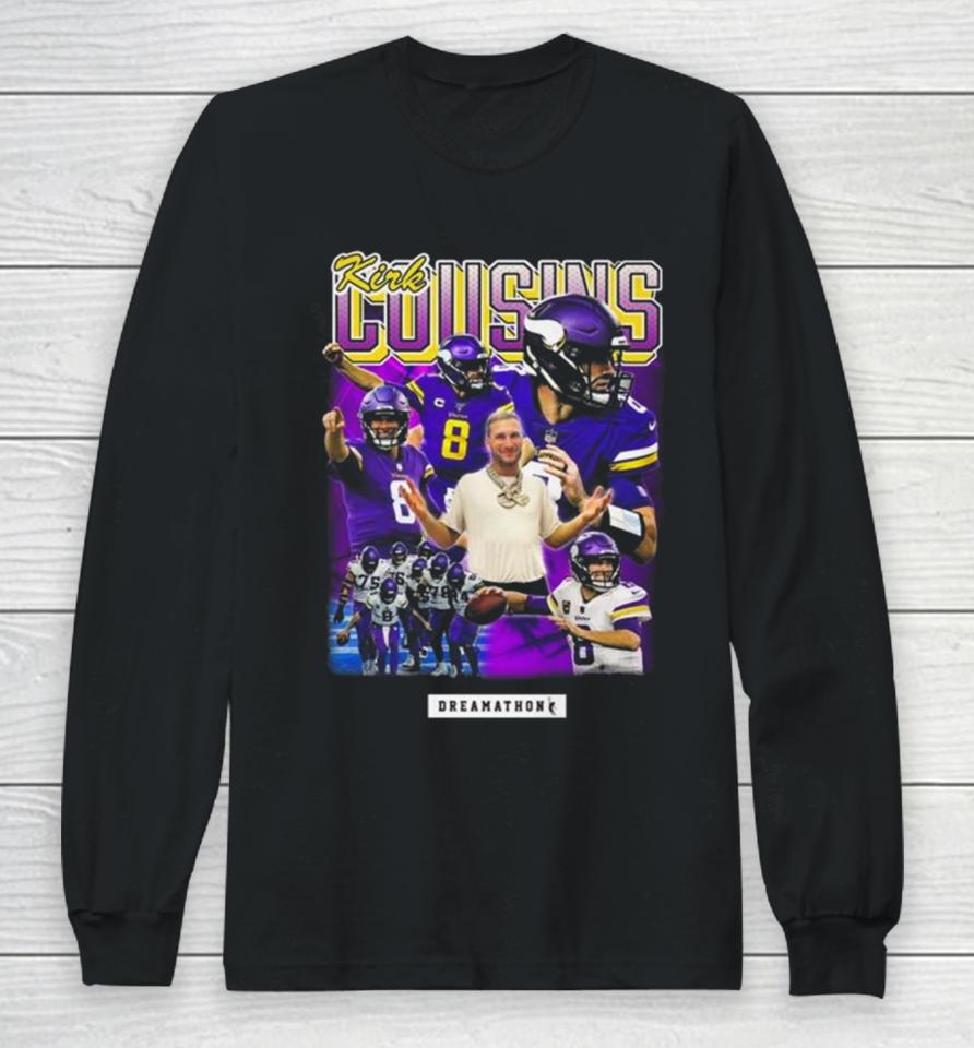 Minnesota Vikings Kirk Cousins Dreamathon Long Sleeve T-Shirt