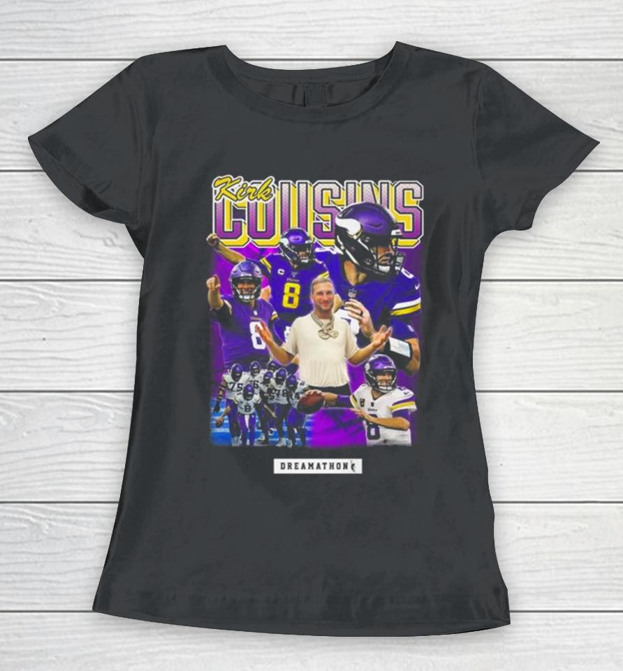 Minnesota Vikings Kirk Cousins Dreamathon Women T-Shirt