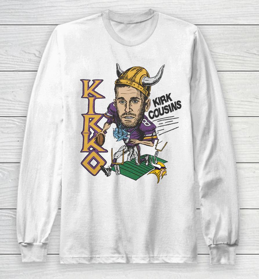 Minnesota Vikings Kirk Cousins Homage Long Sleeve T-Shirt