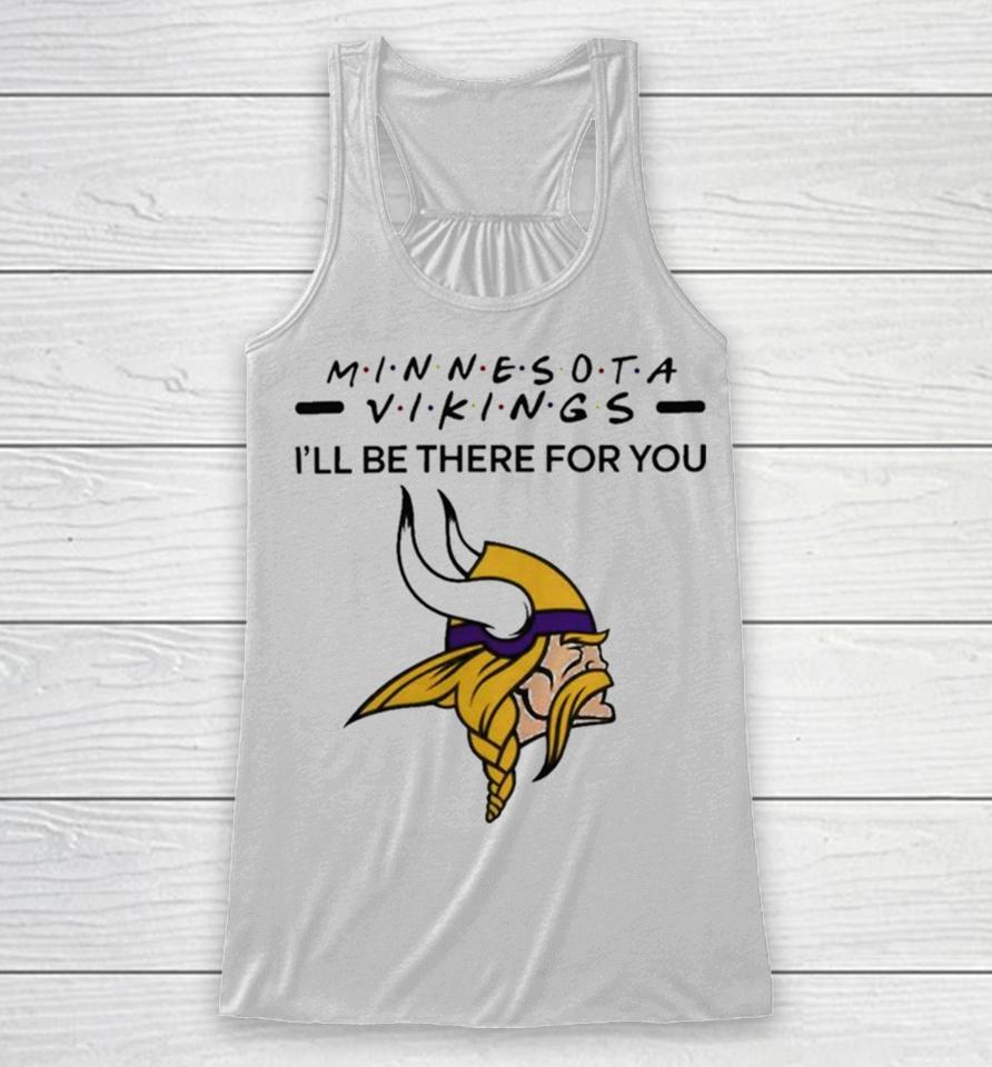 Minnesota Vikings Nfl I’ll Be There For You Logo Racerback Tank