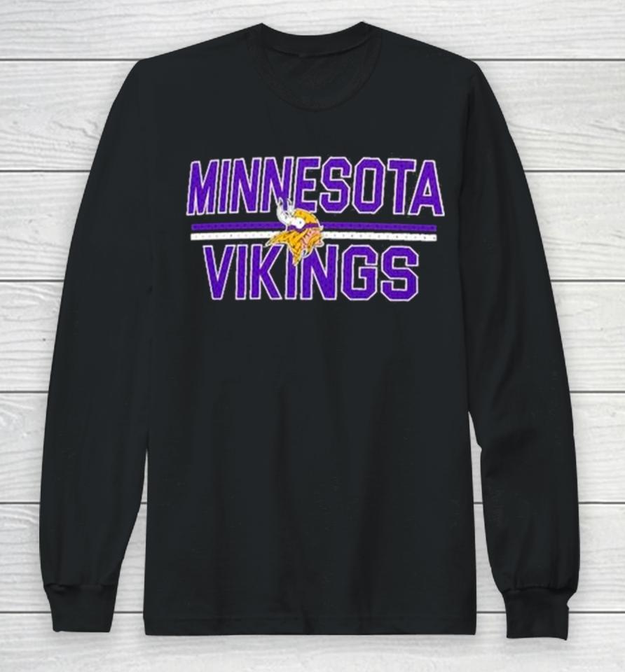 Minnesota Vikings Starter Mesh Team Graphic 2024 Long Sleeve T-Shirt