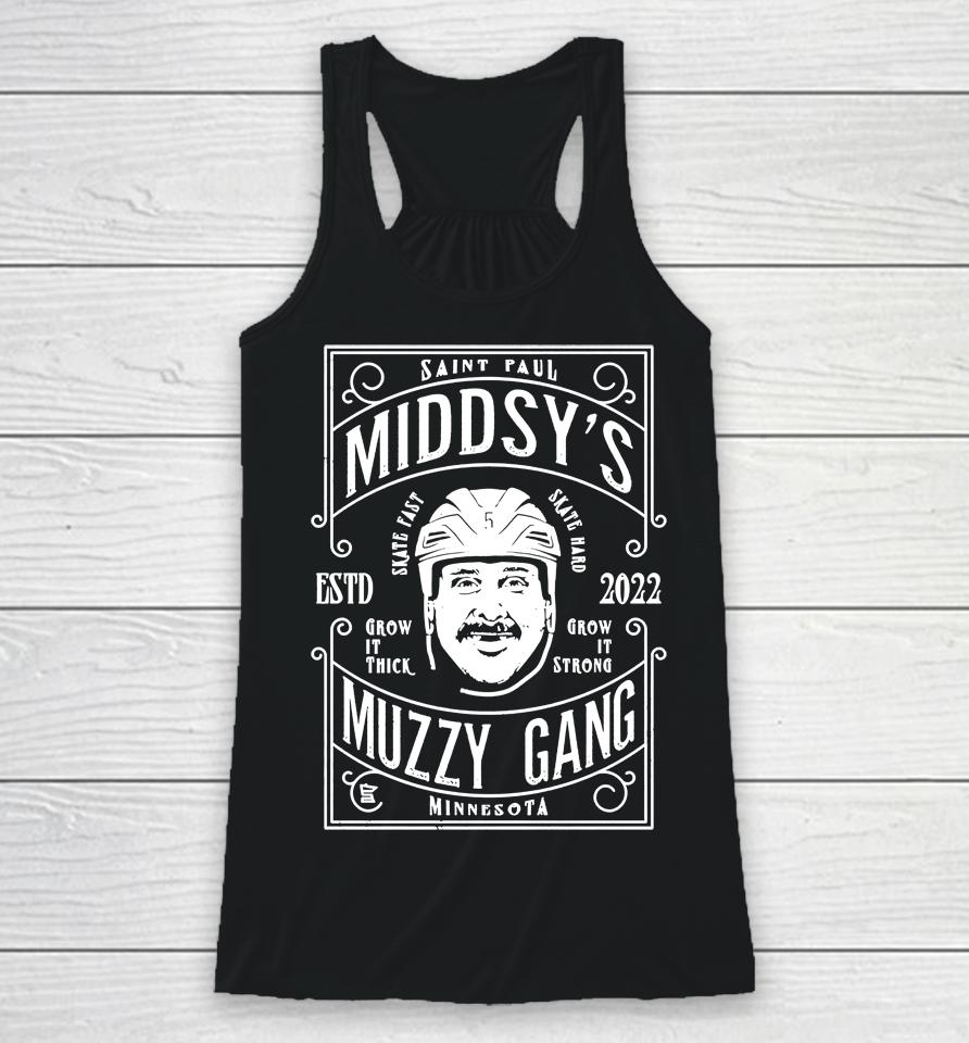 Minnesota Wild Sotastick Middsy's Muzzy Gang Racerback Tank