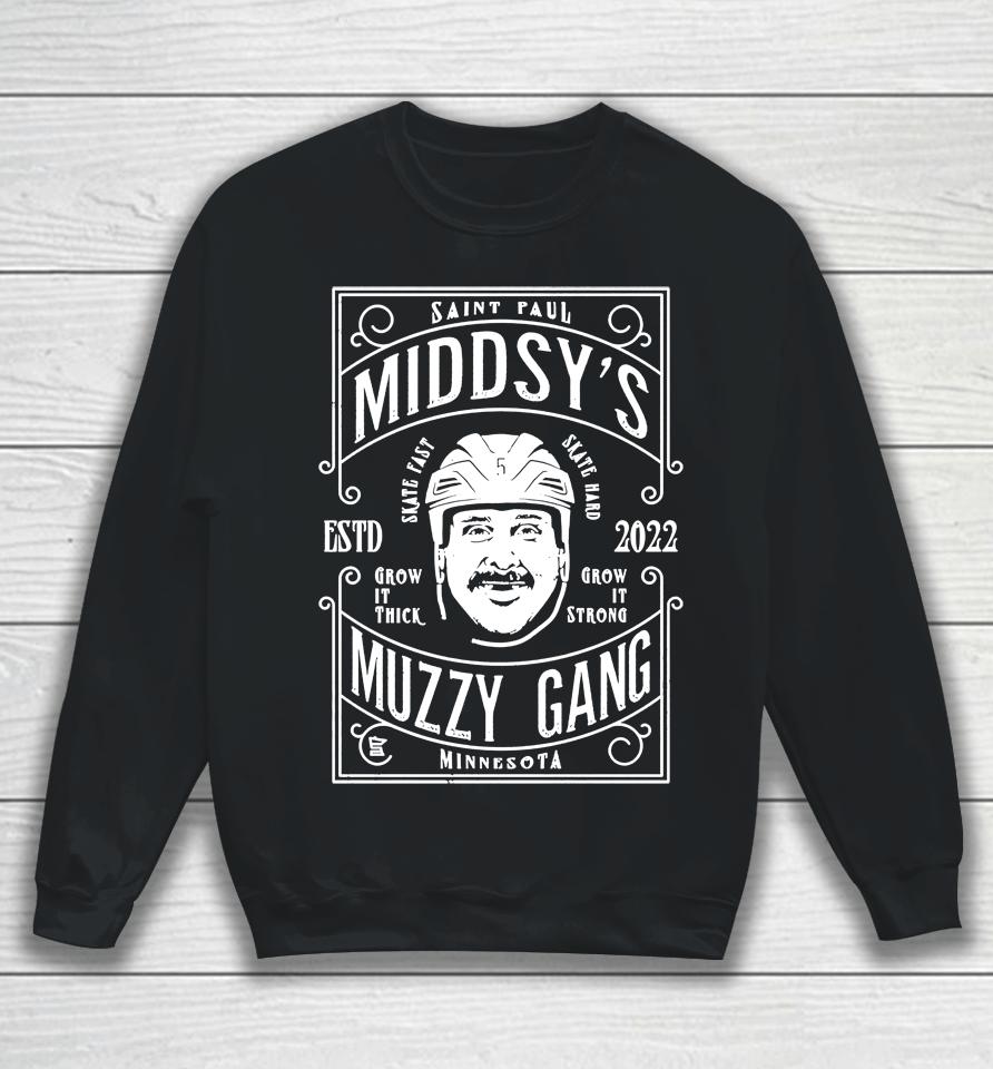 Minnesota Wild Sotastick Middsy's Muzzy Gang Sweatshirt