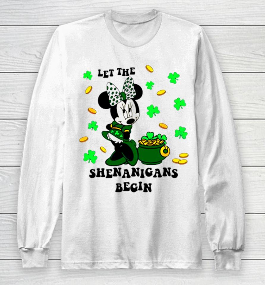 Minnie Lets The Shenanigans Begin Long Sleeve T-Shirt