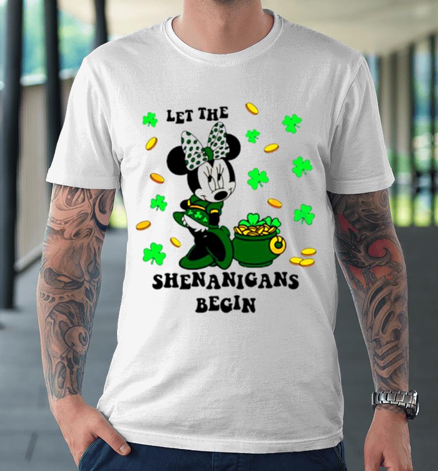 Minnie Lets The Shenanigans Begin Premium T-Shirt