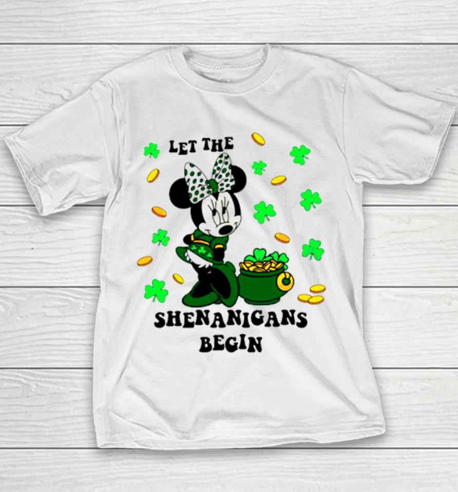 Minnie Lets The Shenanigans Begin Youth T-Shirt