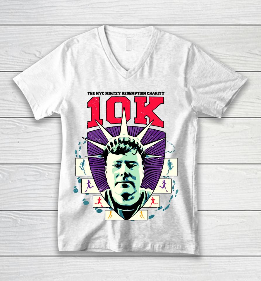 Mintzy 10K Unisex V-Neck T-Shirt