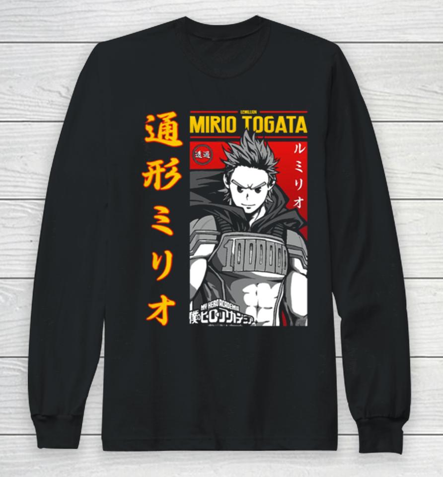 Mirio Togata My Hero Academia Japanese Style Long Sleeve T-Shirt