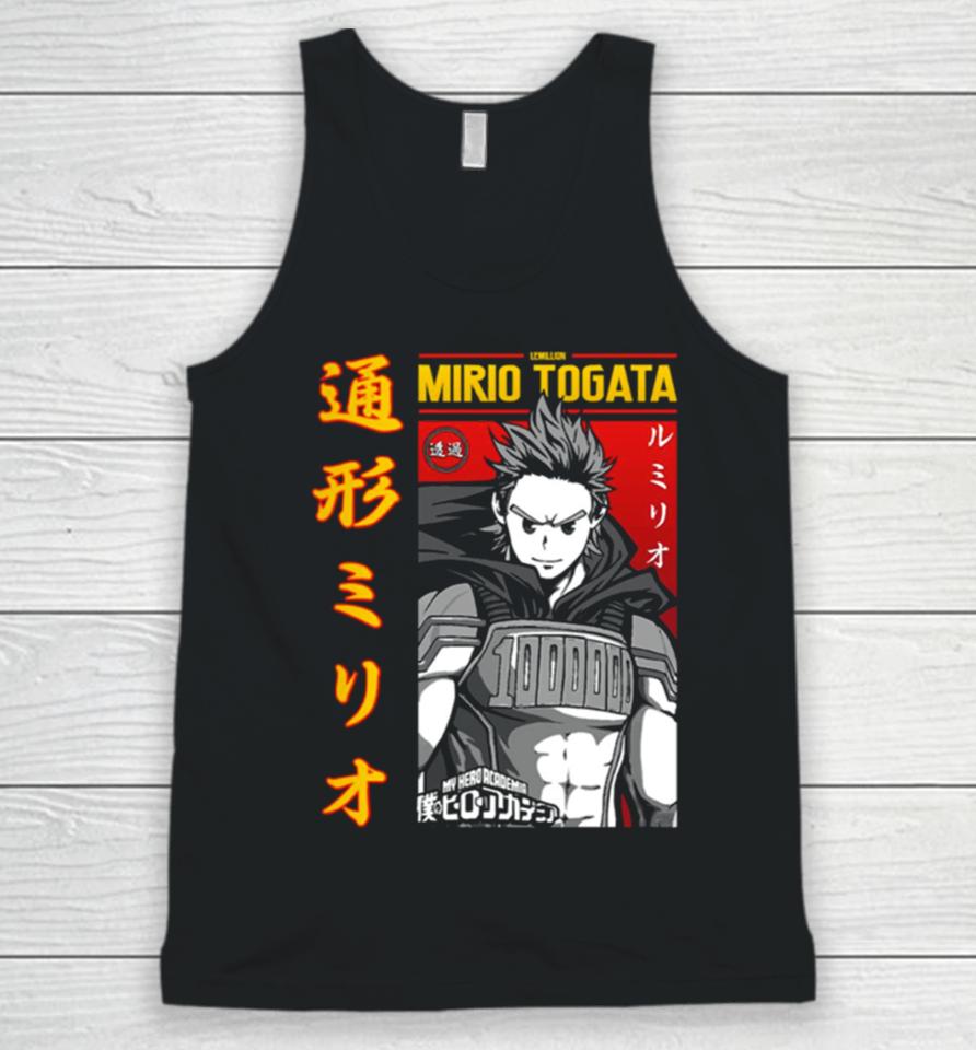 Mirio Togata My Hero Academia Japanese Style Unisex Tank Top